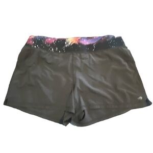 Ideology Black Galaxy Shorts Size Large EUC #2391